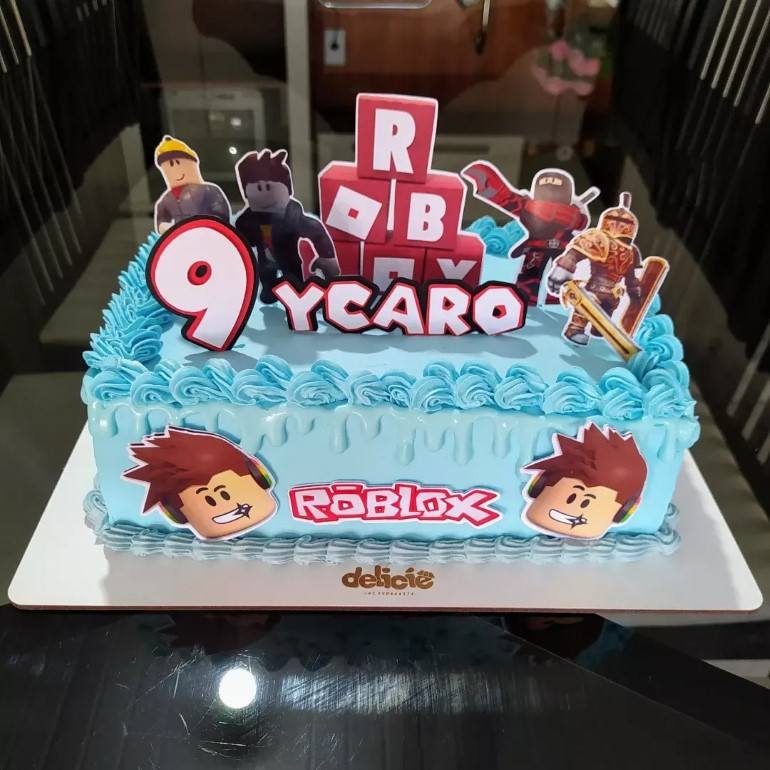 Bolo Roblox: 60 fotos para arrasar na decoração - Artesanato Passo a Passo!